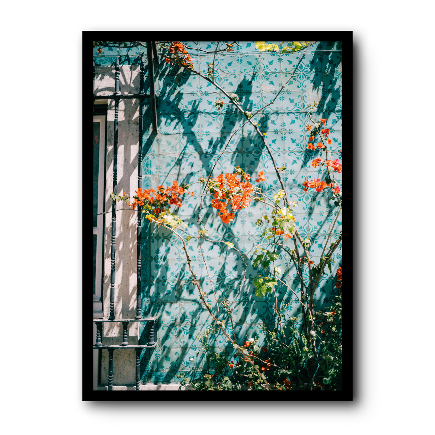Flowers and tiles