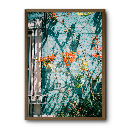 Flowers and tiles